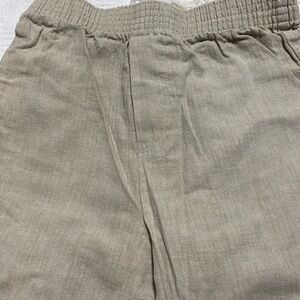 Boys size 5-6 linen and cotton pants lot of 3 pair
